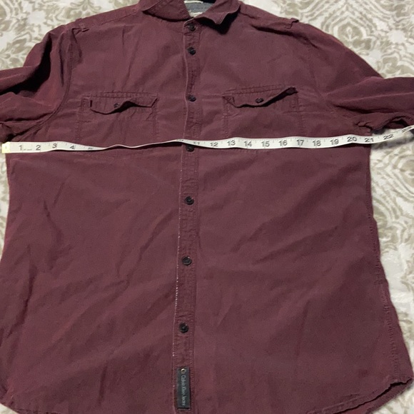 Calvin Klein Burgundy men’s shirt - Picture 6 of 7